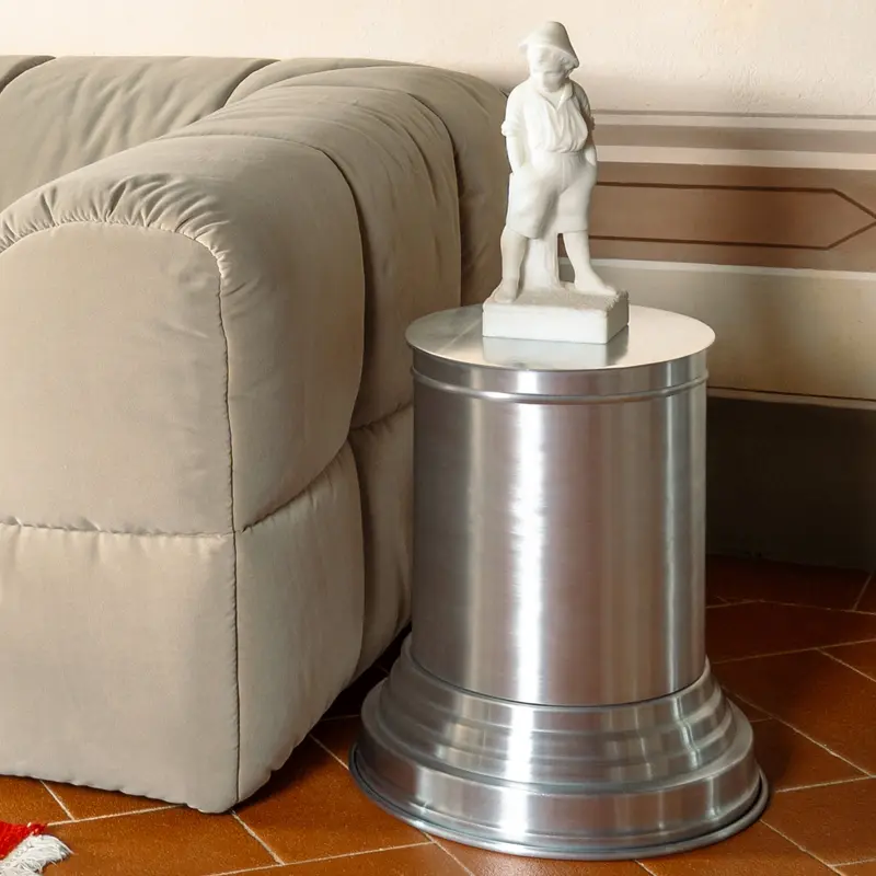 Tavolino coffee Table in Metallo satinato