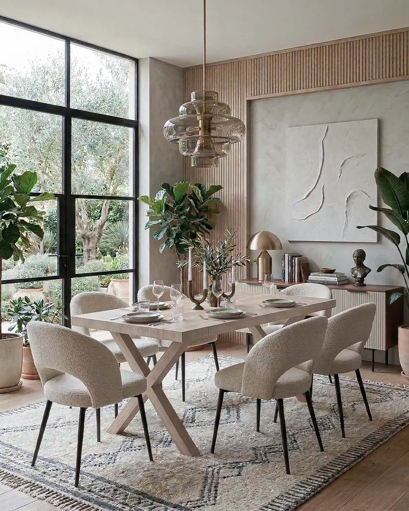 Tavolo MAXI  – Tavolo da Pranzo Estensibile 160/240 cm con 2 Allunghe – Design Moderno Olmo o Bianco Frassino