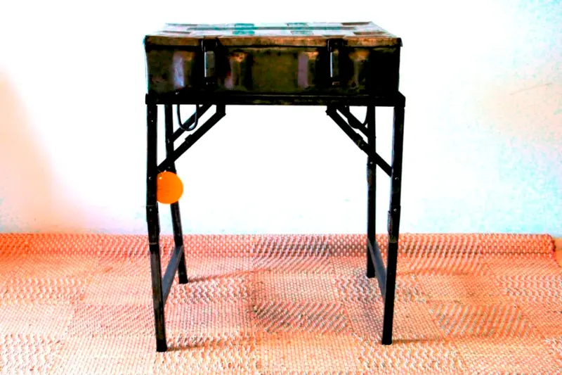 Tavolo Pieghevole In Metallo cod.TM115
