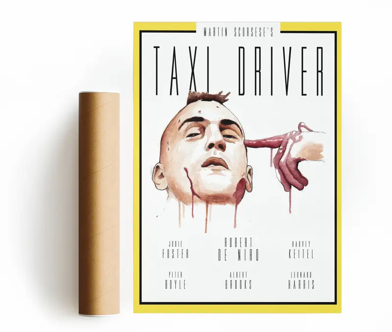 TAXI DRIVER STAMPA D'ARTE