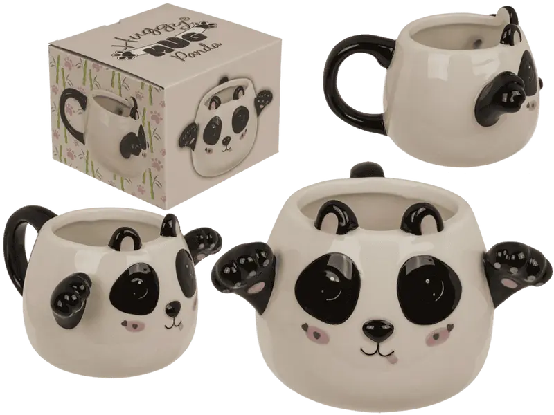 TAZZA, HUGGY MUG PANDA, DOLOMITE, 15 X 10 CM, CAPACIT 450 M
