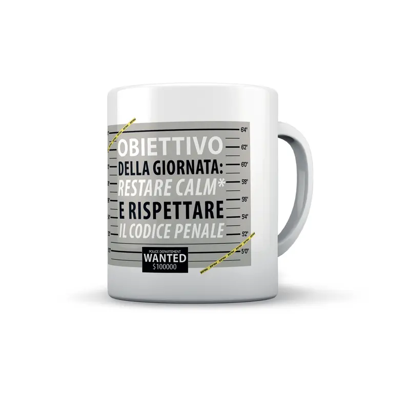 TAZZA OBIETTIVO DELLA GIORNATA RESTARE CALM..