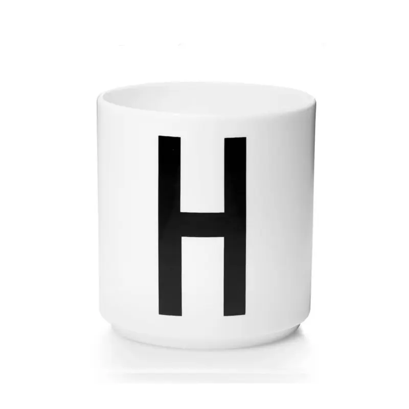 Tazza Porcellana con Lettera