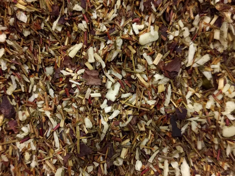 Tè rosso, Cioccolato bianco e Pistacchio