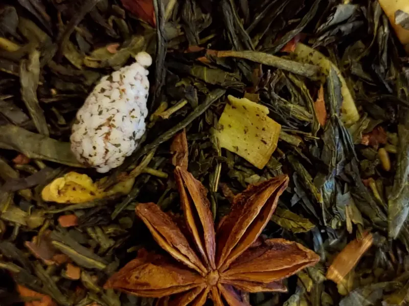 Tè verde, Mandorle e Cocco