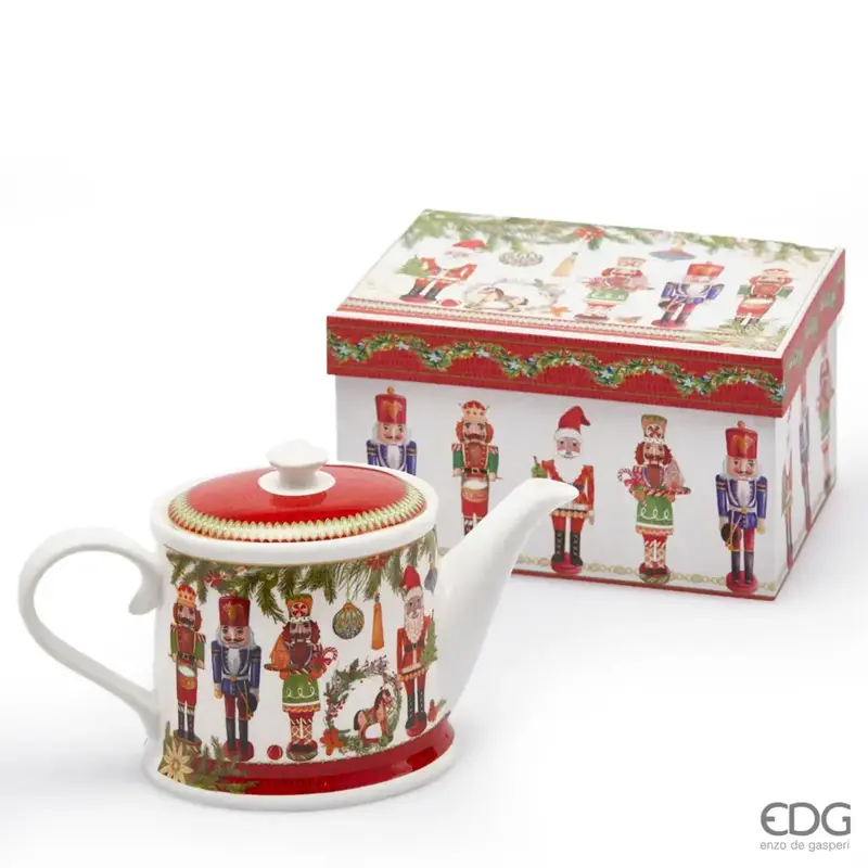 Teiera in porcellana della Soldatino con scatola regalo | EDG