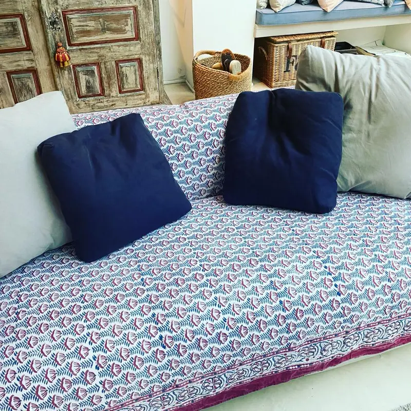 Telo decorativo cotone New Redblue