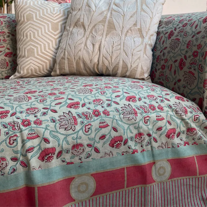Telo decorativo cotone Pompeian Flowers