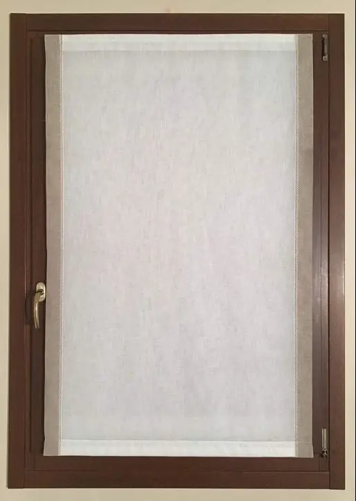Tende a Pannello per Finestre e Porte – Larghezza 30–90 cm – Con Profilo in Alluminio, Velcro, Peso Inferiore e Supporti Senza Fori – art.610