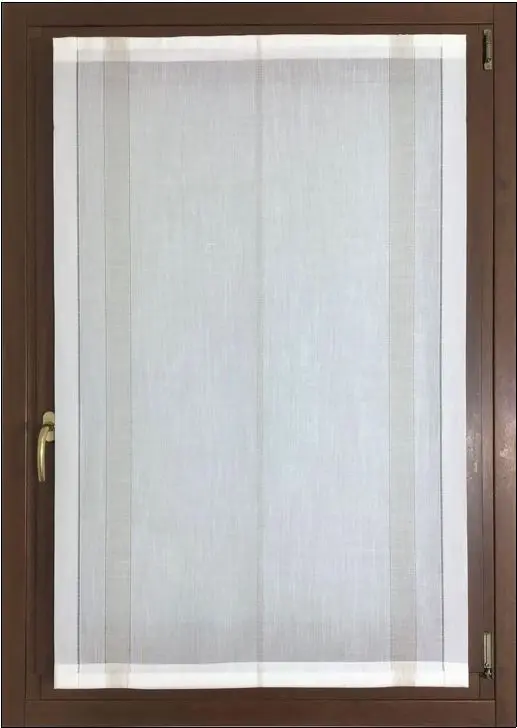 Tende a vetro Pannello per Finestre e Porte – Larghezza 45–90 cm – Con Profilo in Alluminio, Velcro, Peso Inferiore e Supporti