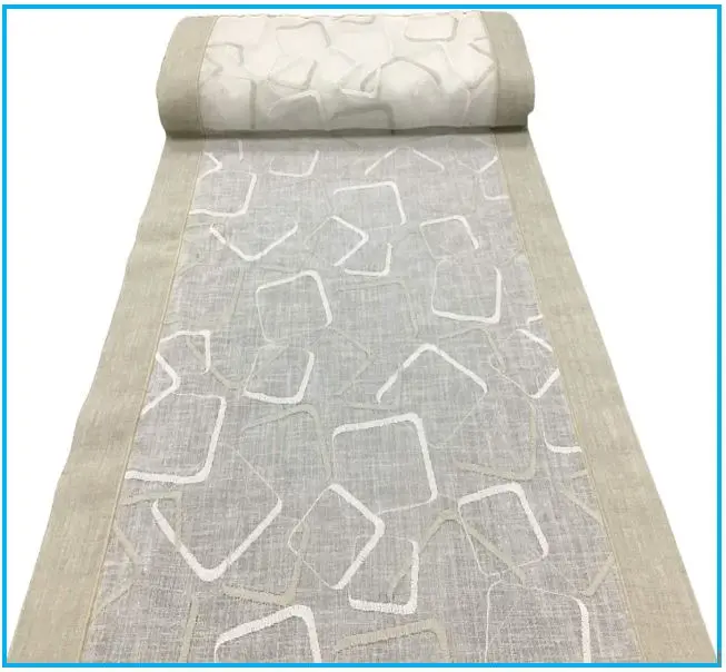 Tende a vetro-pannello vendita a metro-tessuto bianco/beige effetto lino - larghezza cm 45-50-60-70-80-90-art.104