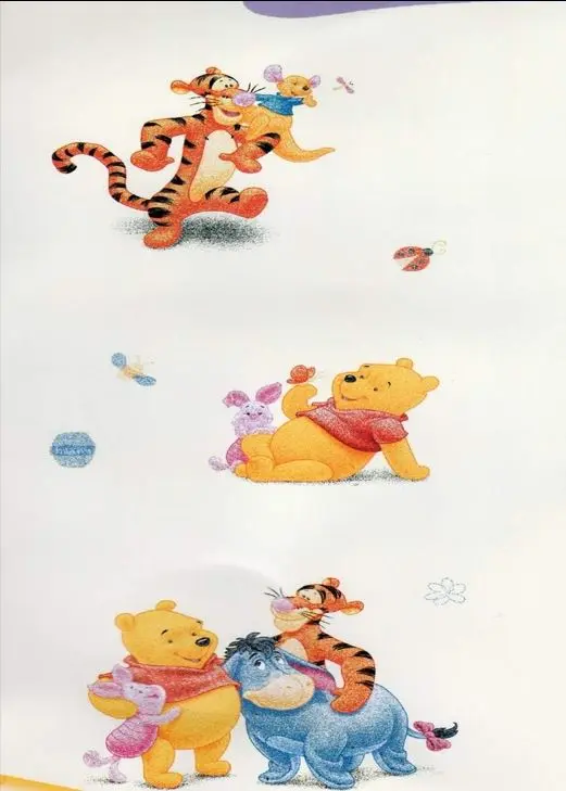 Tende cameretta bambini originale DISNEY Tigger&Pooh -bxh140x290 cm