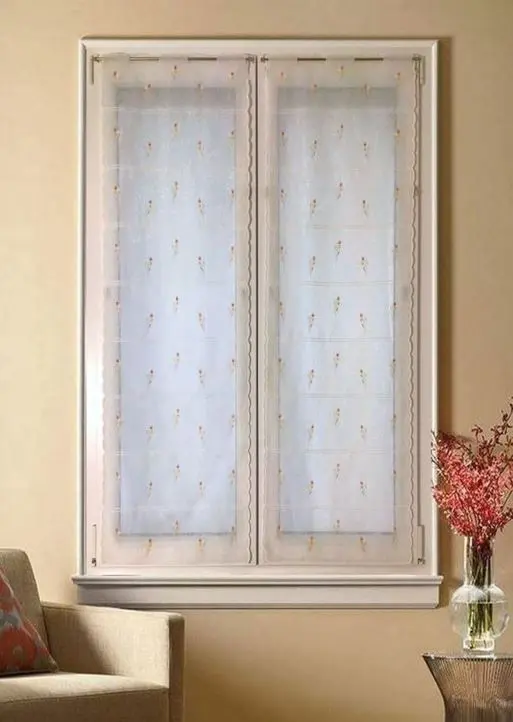 Tende per finestra e porta-tende confezionate a pannello-larghezza 45-60-90 cm - lunghezza da 96 a 240 cm - tessuto effetto lino-art.701