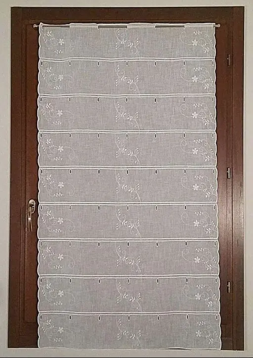 Tende per finestra e porta-tende confezionate - pannello larghezza 45-60-90 cm - altezza individuale - art.704