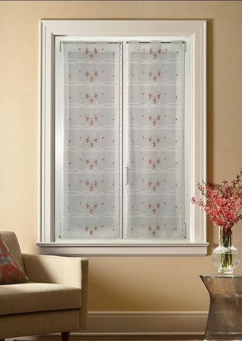Tende per finestra e porta-tende confezionate - pannello larghezza cm 45-60-90 altezza individuale art.706