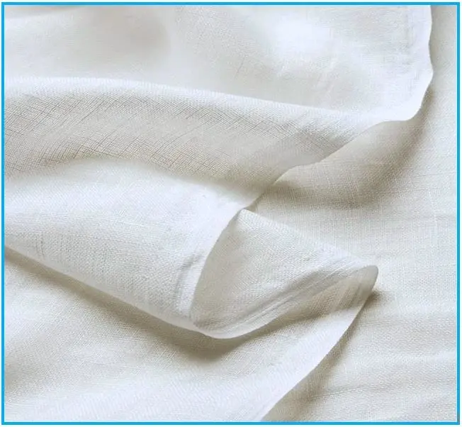 Tessuto per tende in misto lino-colore bianco-art.902