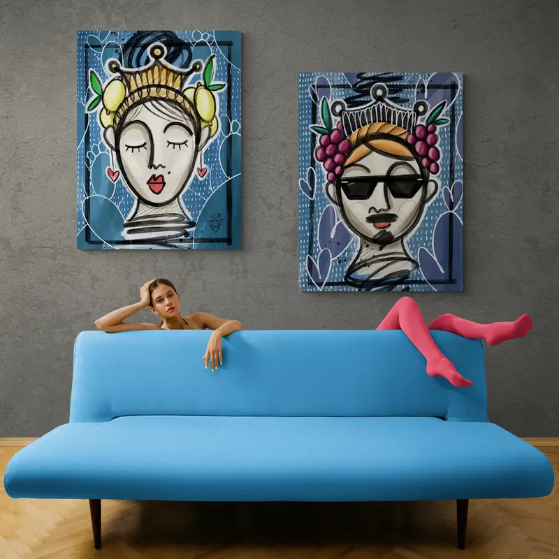 Teste di Moro Modern Pop Style