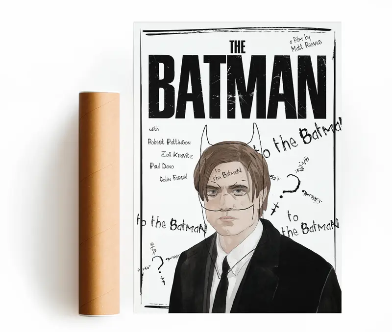 THE BATMAN STAMPA D'ARTE