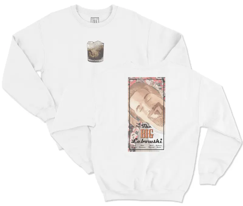 THE BIG LEBOWSKI SCRIPT CREWNECK
