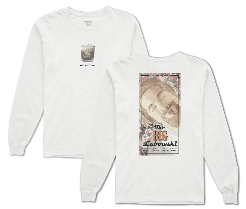 THE BIG LEBOWSKI SCRIPT LONG SLEEVES