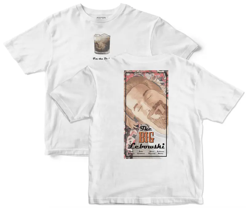 THE BIG LEBOWSKI SCRIPT T-SHIRT