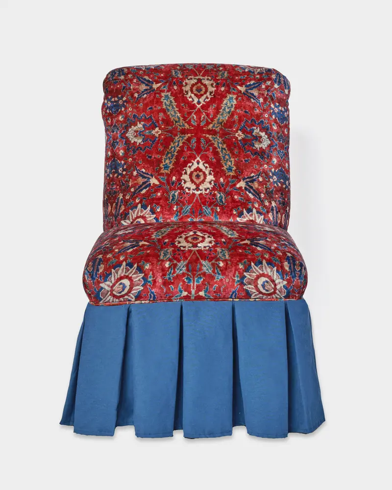 The Milano Slipper Chair, Persia Azure
