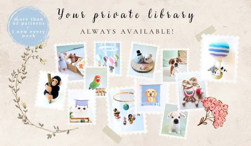 The Treehouse Library - Crochet Pattern Library Membership