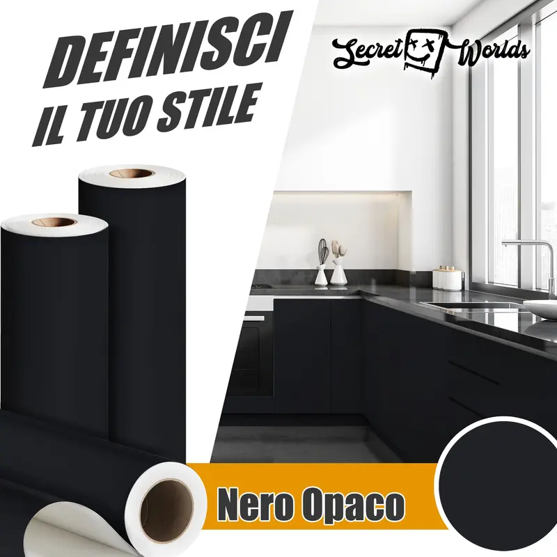 Tinta Unita Nero Opaco