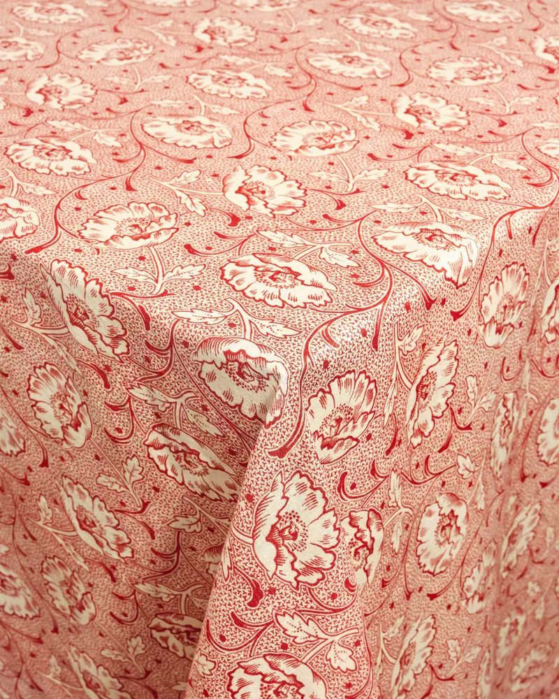Toscana Red Small Rectangular Tablecloth