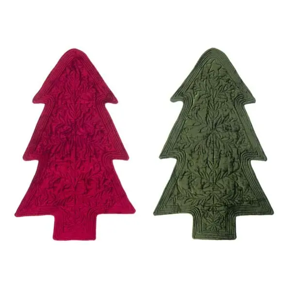 Tovaglietta Albero In Velluto