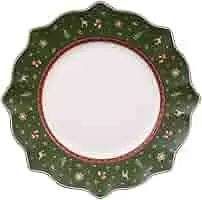TOY'S DELIGHT PIATTO PIANO FALDA VERDE NATALE VILLEROY & BOCH