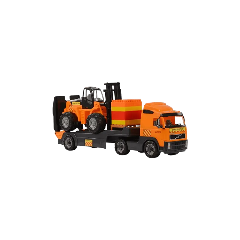 Trampoliere Truck / Trailer Alimentazione con elevatore e Construction Set Super Mix 30 Pallet