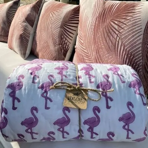 Trapunta Flamingos