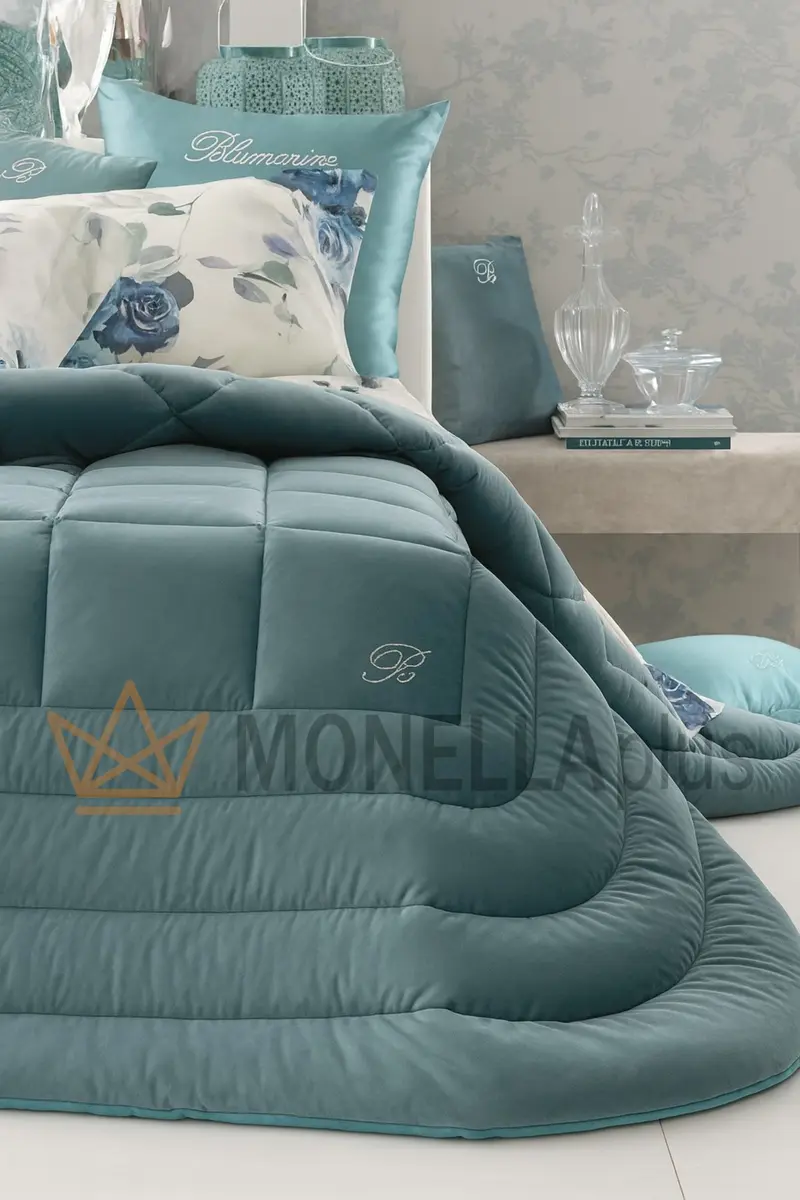 Trapunta matrimoniale Blu Velvet Blumarine