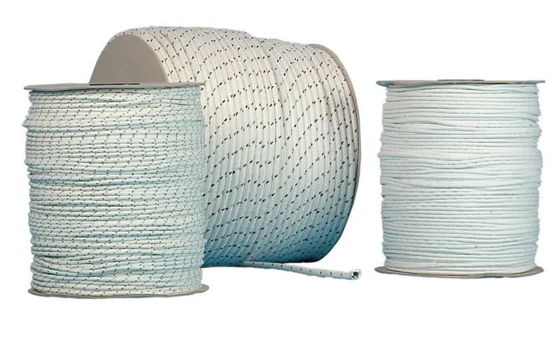 TRECCIA NYLON DIAMETRO 10 MM CON SEGNALINO ( CIRCA 13 MT/KG