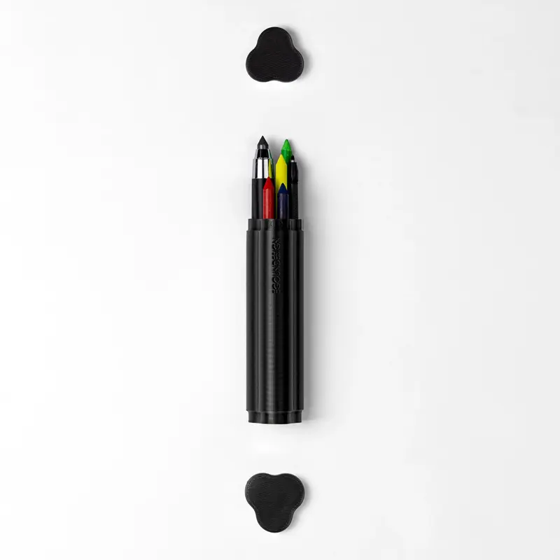 TRILOBYME - GRAFENE - Astuccio atelier portatile a forma trilobata