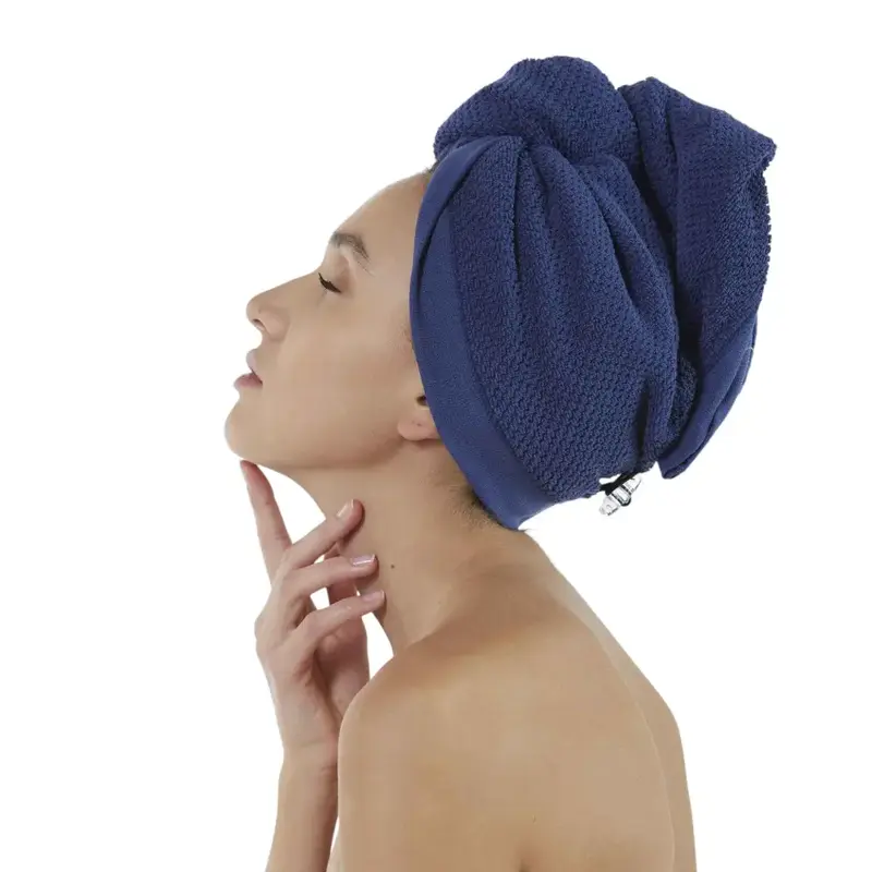 Turbante per capelli in spugna di cotone Chicco di Riso | Maison Sucrée
