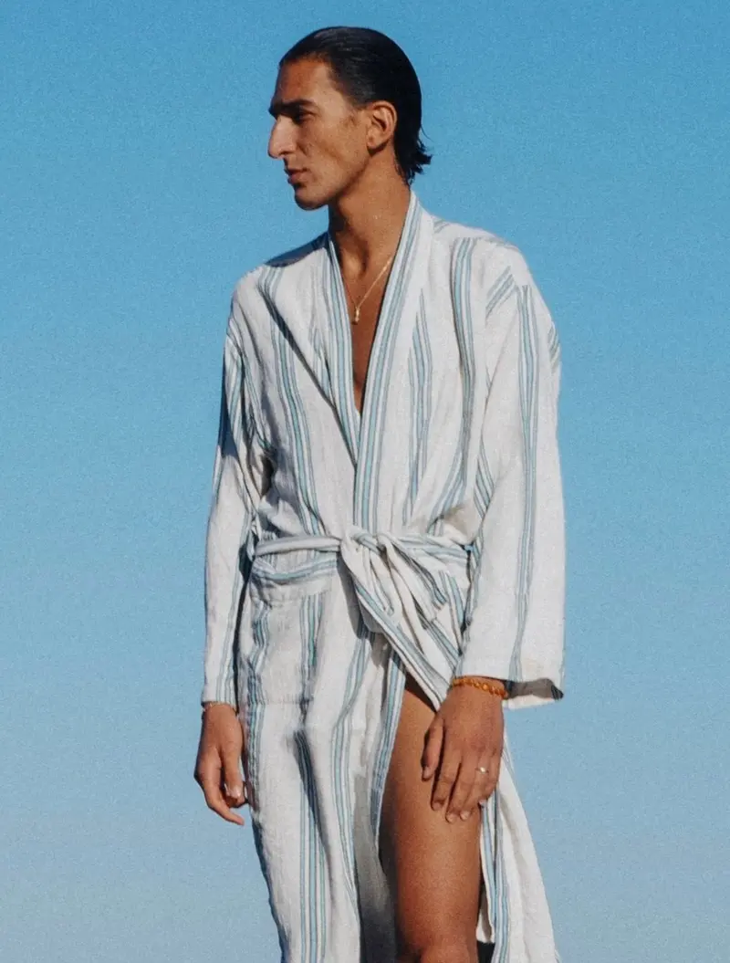 Turquoise Bathrobe