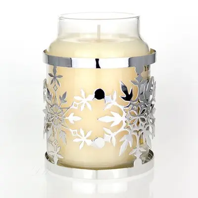 TWINKLING SNOWFLAKE -Yankee Candle- Porta Giara In Metallo