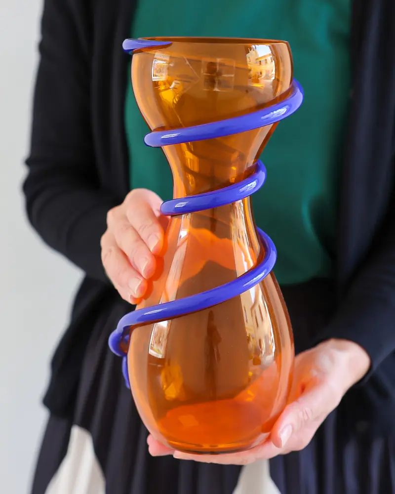 Vaso Barovier e Toso arancio