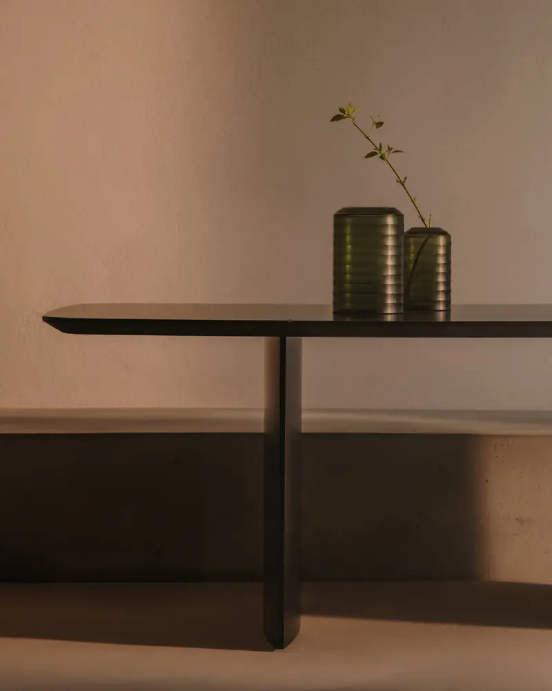 Vaso Bunce in vetro riciclato verde 25 cm