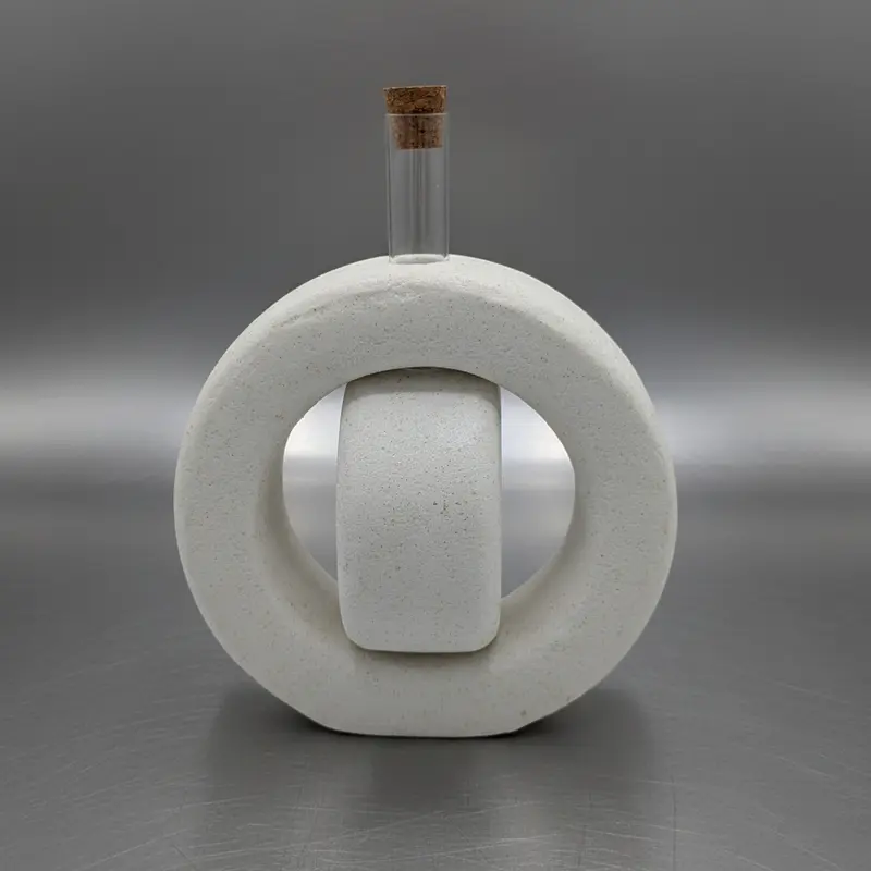 Vaso diffusore Zen Anello Marmo Bianco