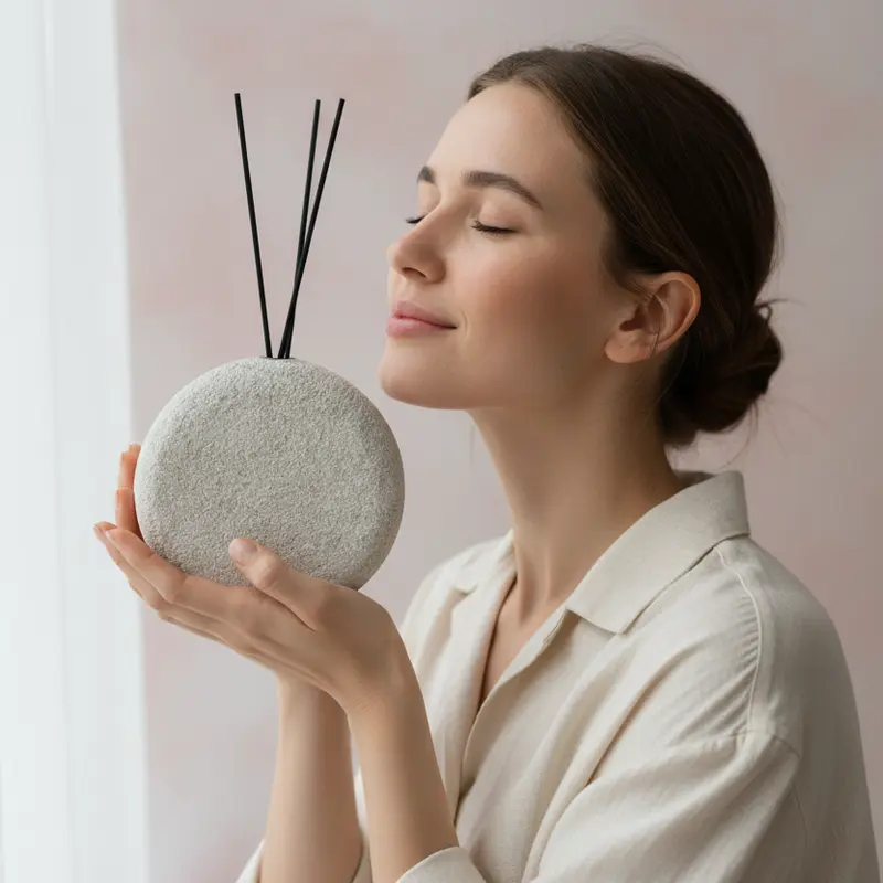 Vaso diffusore “Zen bianco”