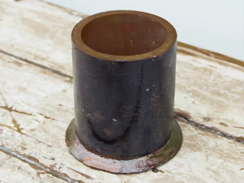 Vaso in legno dipinto cod.VAS1