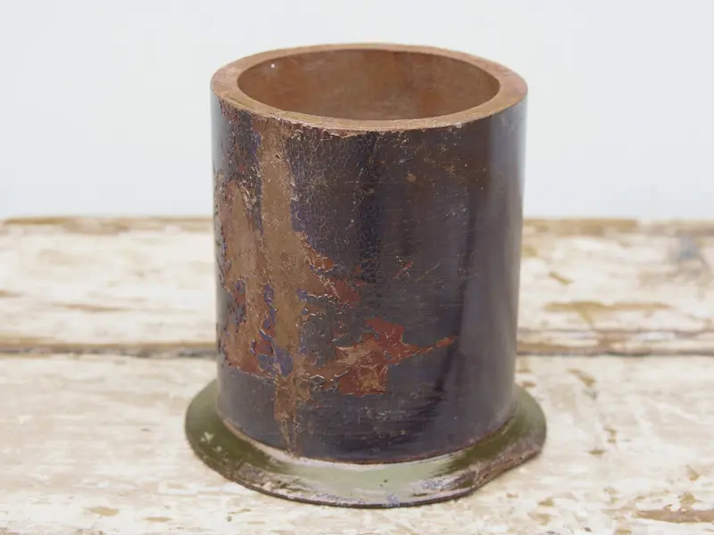 Vaso in legno dipinto    cod.VAS3