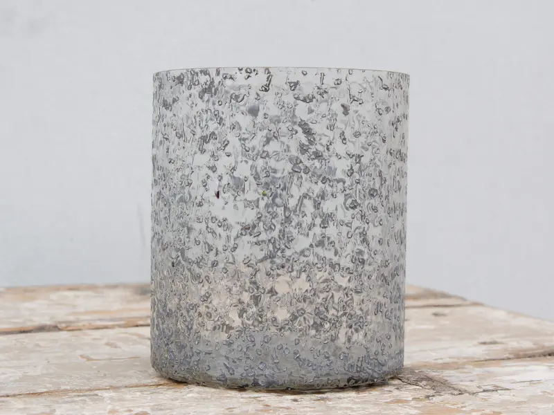 Vaso in vetro decorato cod.VAS10