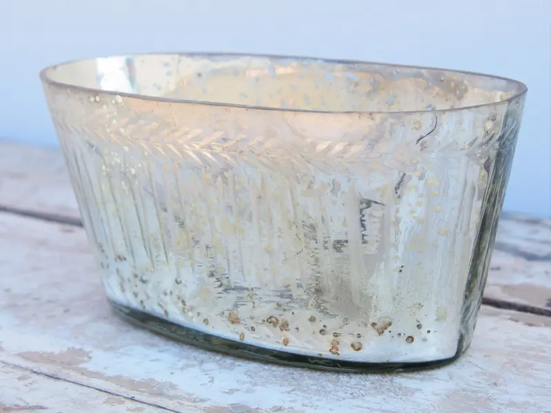 Vaso in vetro decorato cod.VAS27