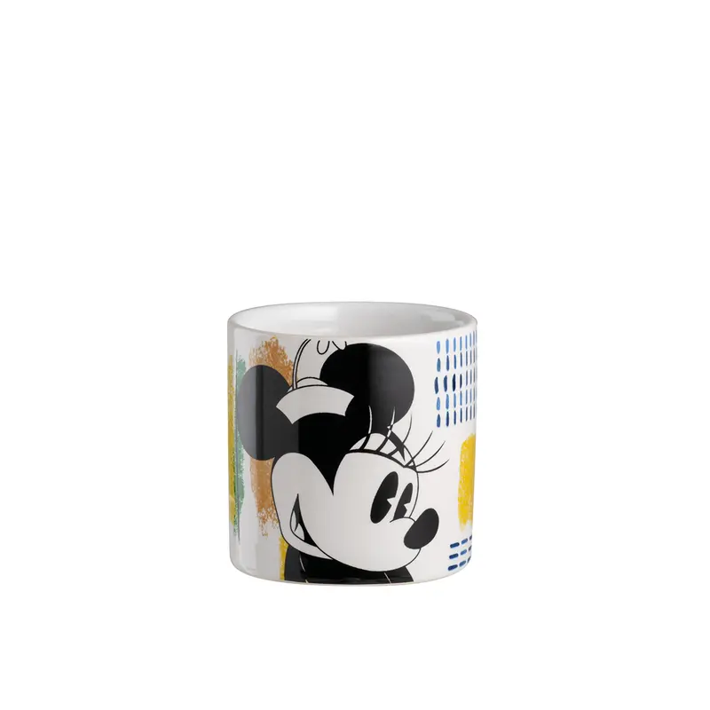 Vaso Minnie Mouse Giallo Enjoy 7x7 Cm