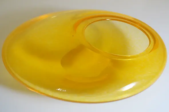 Vaso ocra  in vetro ｜L’Egizia regali