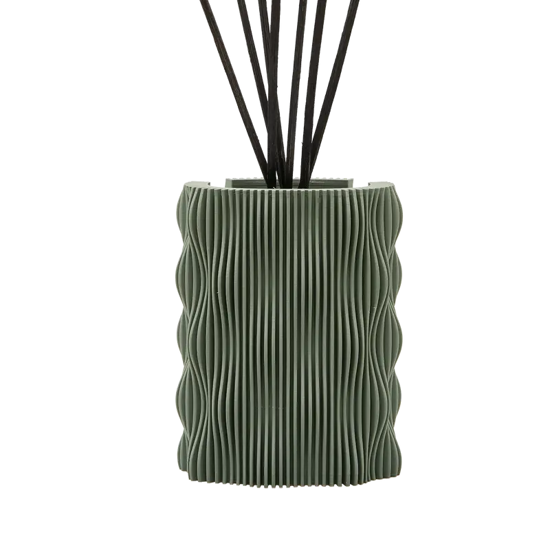 Vaso porta ricarica da 200 ml – Verde Salvia (Senza Profumo)